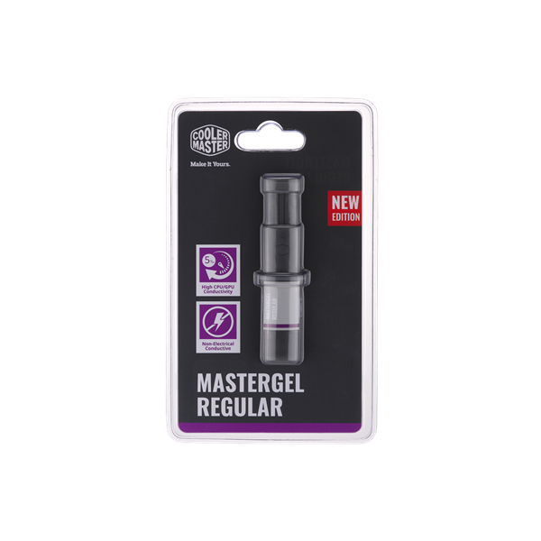 COOLER MASTER CPU Hűtőpaszta, MASTERGEL REGULAR, szürke, 1,5ml