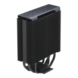 COOLER MASTER CPU hűtő HYPER 212 HALO BLACK ARGB, LGA1700 támogatással, fekete
