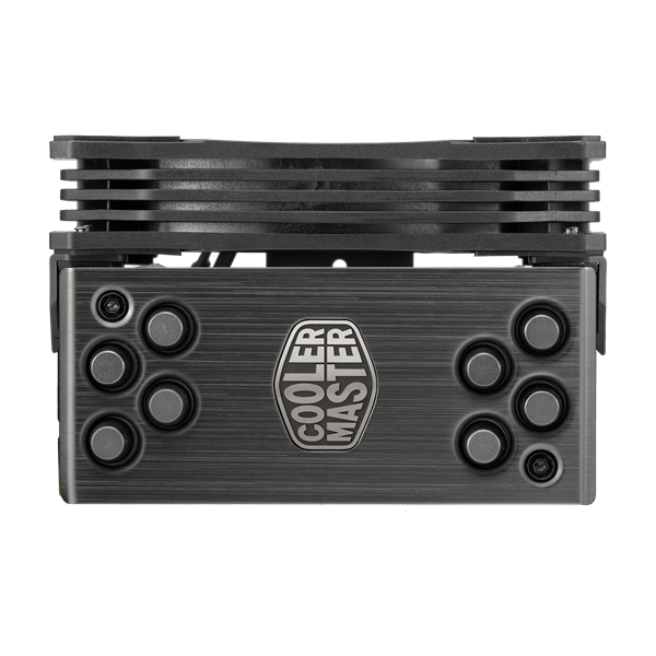 COOLER MASTER CPU hűtő HYPER 212 RGB BLACK EDITION + RGB LED Kontroller, LGA1700 támogatással, fekete