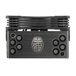 COOLER MASTER CPU hűtő HYPER 212 RGB BLACK EDITION + RGB LED Kontroller, LGA1700 támogatással, fekete