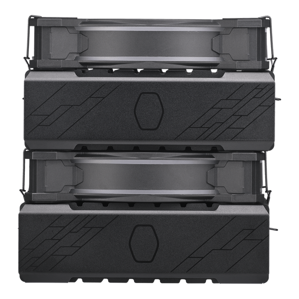 COOLER MASTER CPU hűtő HYPER 622 HALO BLACK EDITION, LGA1700 támogatással, fekete