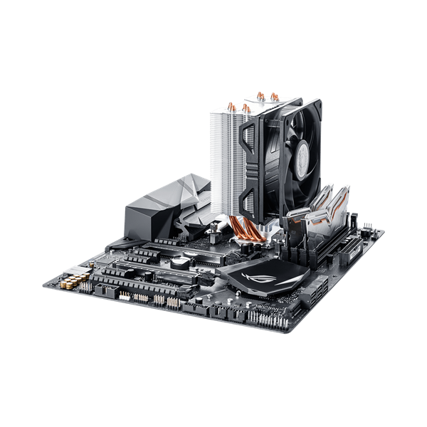 COOLER MASTER CPU hűtő Hyper 212 EVO V2, LGA1700 támogatással, ezüst-fekete