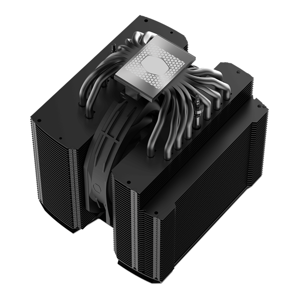 COOLER MASTER CPU hűtő MASTERAIR MA824 STEALTH, LGA1700 támogatással, fekete