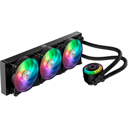 COOLER MASTER CPU hűtő MASTERLIQUID ML360 MIRROR TR4 EDITION (vízhűtés), fekete