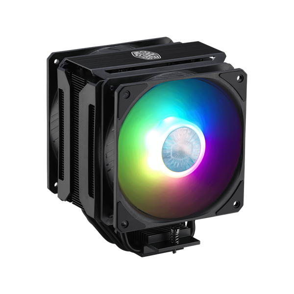 COOLER MASTER CPU hűtő MasterAir MA612 Stealth ARGB, LGA1700 támogatással, fekete
