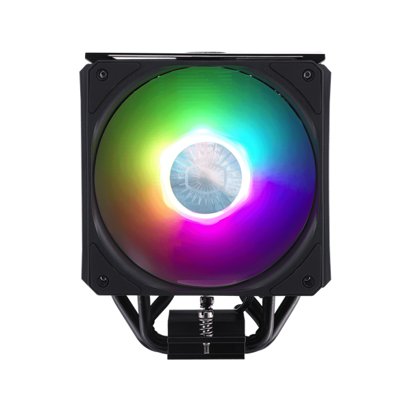 COOLER MASTER CPU hűtő MasterAir MA612 Stealth ARGB, LGA1700 támogatással, fekete
