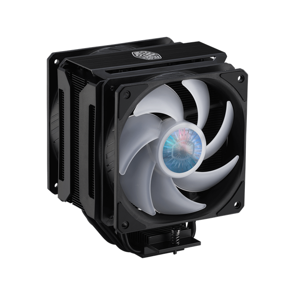 COOLER MASTER CPU hűtő MasterAir MA612 Stealth ARGB, LGA1700 támogatással, fekete