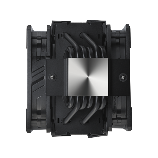 COOLER MASTER CPU hűtő MasterAir MA612 Stealth ARGB, LGA1700 támogatással, fekete