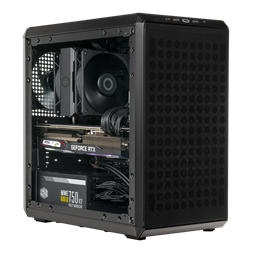 COOLER MASTER Ház Micro ATX MASTERBOX Q300L V2, 1 Ventillátorral, Tápegység nélkül, fekete