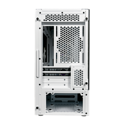 COOLER MASTER Ház Micro ATX MasterBox TD300 MESH, 2db ARGB Ventilátor, Tápegység nélkül, Edzett Üveg, fehér