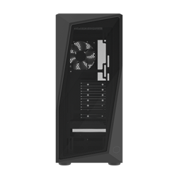 COOLER MASTER Ház, Mid Tower ATX CMP 520L, Edzett üveg, Tápegység nélkül, fekete