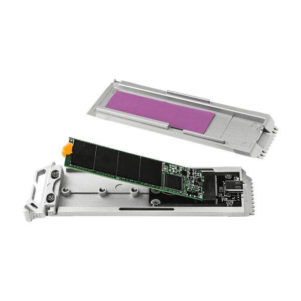 COOLER MASTER Külső Ház M2 SSD, ORACLE AIR, USB 3.2 Gen 2 Type-C, Aluminum