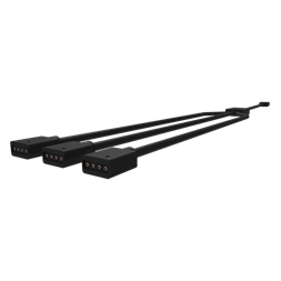 COOLER MASTER RGB Splitter Kábel 1-to-3, fekete