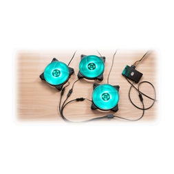 COOLER MASTER RGB Splitter Kábel 1-to-3, fekete
