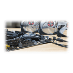 COOLER MASTER RGB Splitter Kábel 1-to-3, fekete