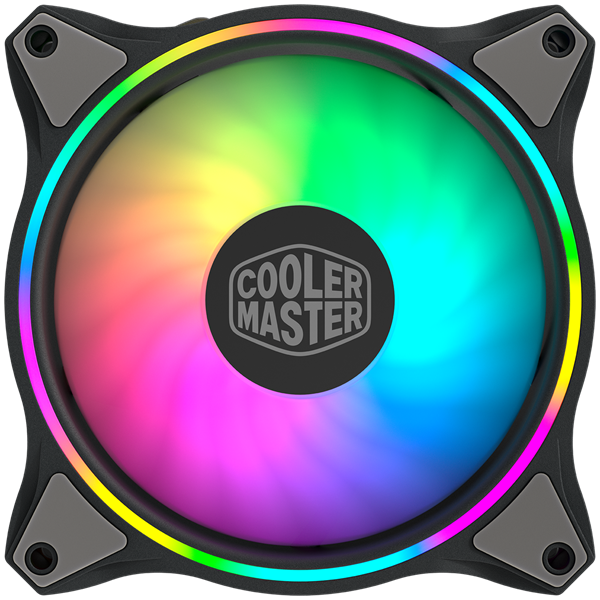 COOLER MASTER Rendszerhűtő Ventilátor MASTERFAN MF120 HALO, ARGB 12cm
