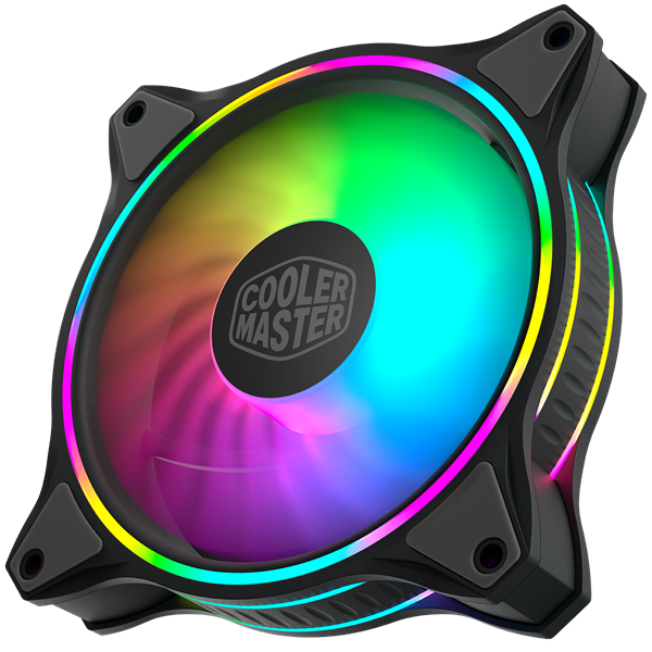 COOLER MASTER Rendszerhűtő Ventilátor MASTERFAN MF120 HALO, ARGB 12cm