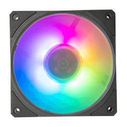 COOLER MASTER Rendszerhűtő Ventilátor MOBIUS 120P ARGB Gen2, 12cm, fekete