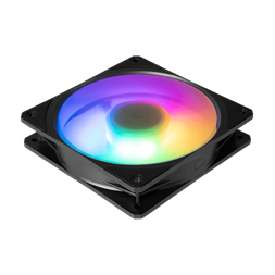 COOLER MASTER Rendszerhűtő Ventilátor MOBIUS 120P ARGB Gen2, 12cm, fekete