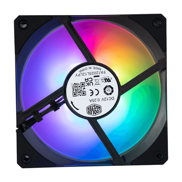 COOLER MASTER Rendszerhűtő Ventilátor MasterFan SickleFlow 140 ARGB, 14cm