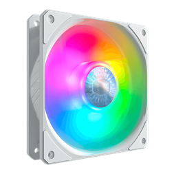 COOLER MASTER Rendszerhűtő Ventilátor SICKLEFLOW 120 ARGB, 12cm, fehér