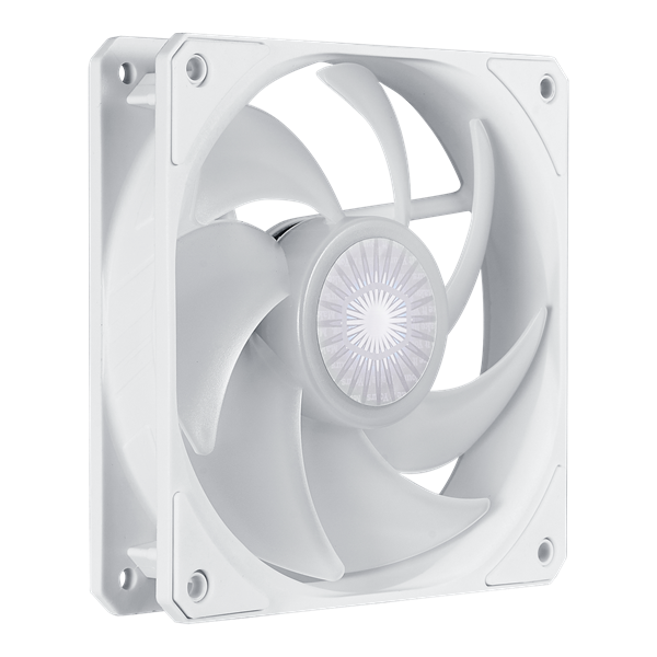 COOLER MASTER Rendszerhűtő Ventilátor SICKLEFLOW 120 ARGB, 12cm, fehér