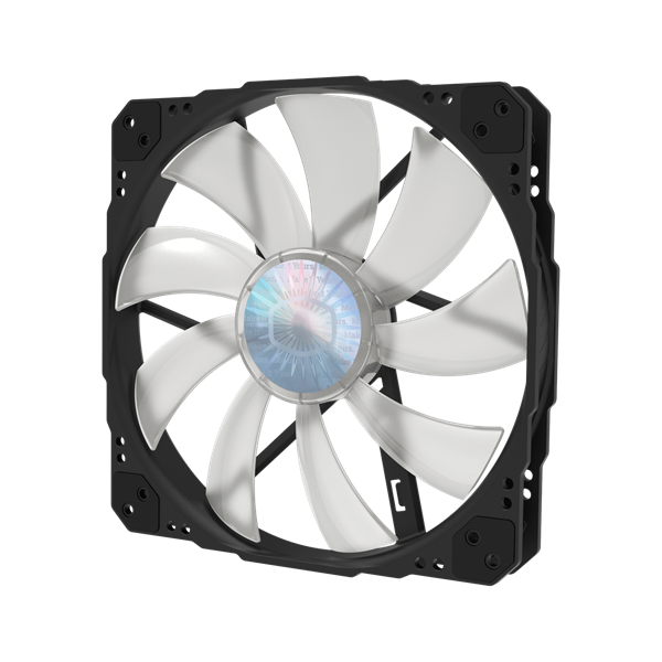 COOLER MASTER Rendszerhűtő Ventilátor SICKLEFLOW 200 ARGB Gen2, 20cm, fekete