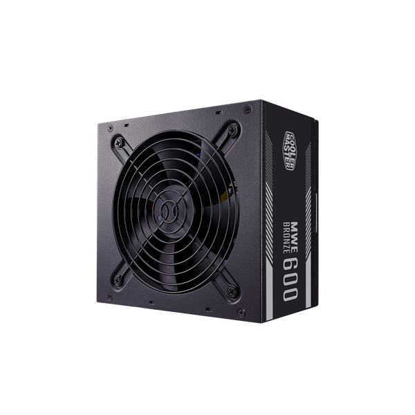 COOLER MASTER Tápegység MWE 600, 600W, 12cm, 80+ Bronze V2, Aktív PFC