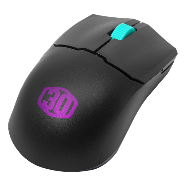 COOLER MASTER Vezeték Nélküli Egér MM712 Gaming, Optikai, 6 gombos, 19000dpi, RGB világítás, Fekete