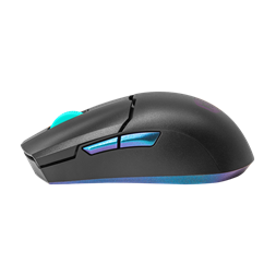 COOLER MASTER Vezeték Nélküli Egér MM712 Gaming, Optikai, 6 gombos, 19000dpi, RGB világítás, Fekete