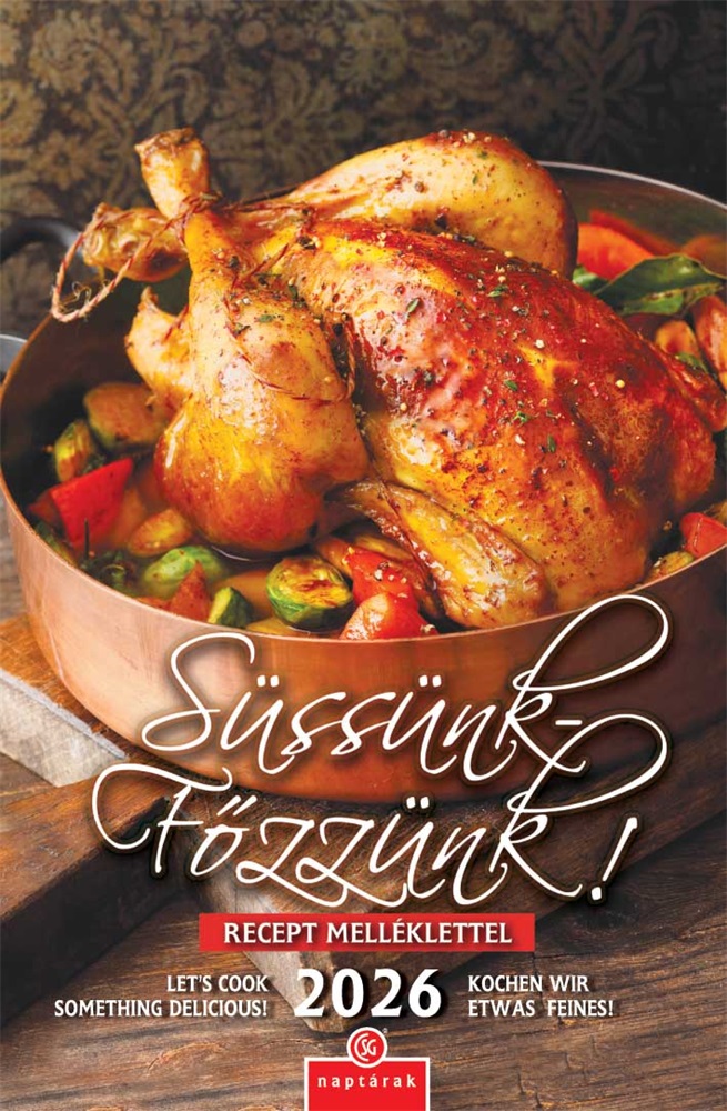 CSG 2026 Süssünk-főzzünk! 21x32 cm falinaptár