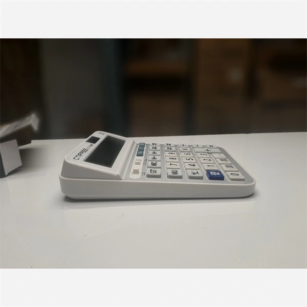 CTIFREE CT-729W fehér számológép, 153x203mm, 14 számjegy, dual power, 2 év garancia