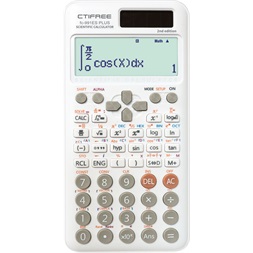 CTIFREE FC-991 ES PLUS 2nd FEHÉR tudományos számológép, 77x161mm, dual power, 2 év garancia (Újszerű)
