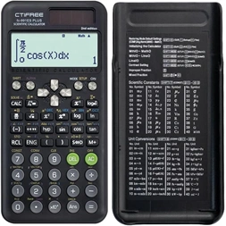 CTIFREE FC-991 ES PLUS 2nd tudományos számológép, 77x161mm, dual power, 2 év garancia