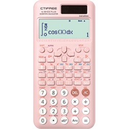 CTIFREE FC-991 ES PLUS 2nd PINK tudományos számológép, 77x161mm, dual power