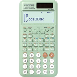 CTIFREE FC-991 ES PLUS 2nd ZÖLD tudományos számológép, 77x161mm, dual power