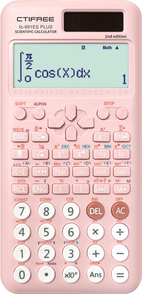 CTIFREE FC-991 ES PLUS 2nd tudományos számológép, 77x161mm, dual power