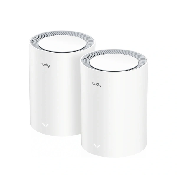 CUDY M3600(2-Pack) kétsávos BE3600 WIFI 7, Gigabit, fehér Mesh Router (2db-os szett)
