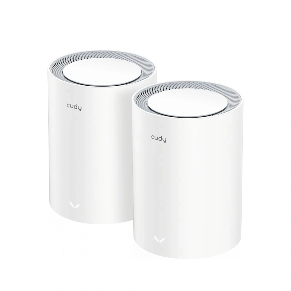 CUDY M3600(2-Pack) kétsávos BE3600 WIFI 7, Gigabit, fehér Mesh Router (2db-os szett)
