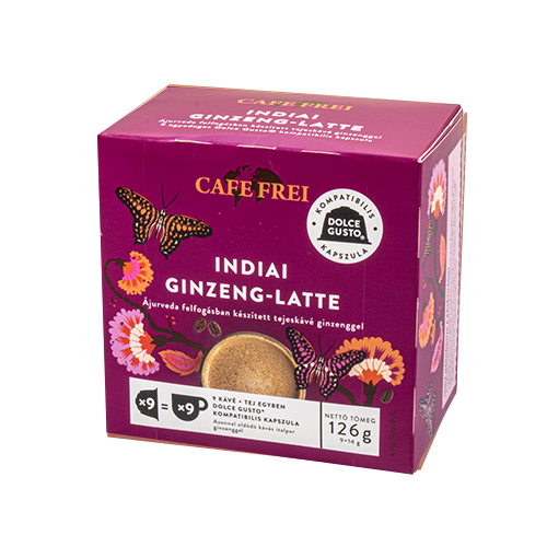 Cafe Frei Indiai ginzeng latte dolce gusto kompatibilis 9 db kávékapszula