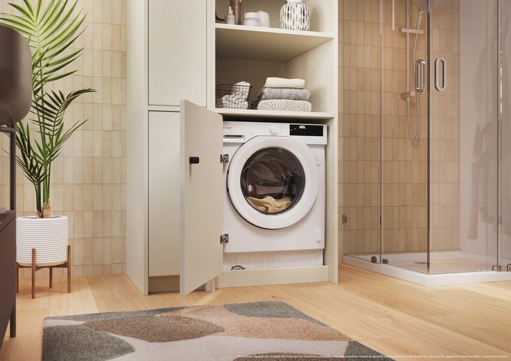 Candy BC4S69M6D8J-S fehér, elöltöltős, max.:1600ford., 9kg, mosógép