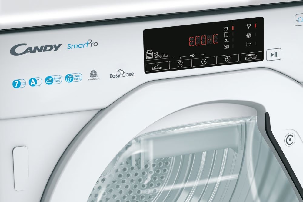 Candy BCTD H7A1TE-S fehér, 7 kg, hőszivattyús, beépíthető, szárítógép