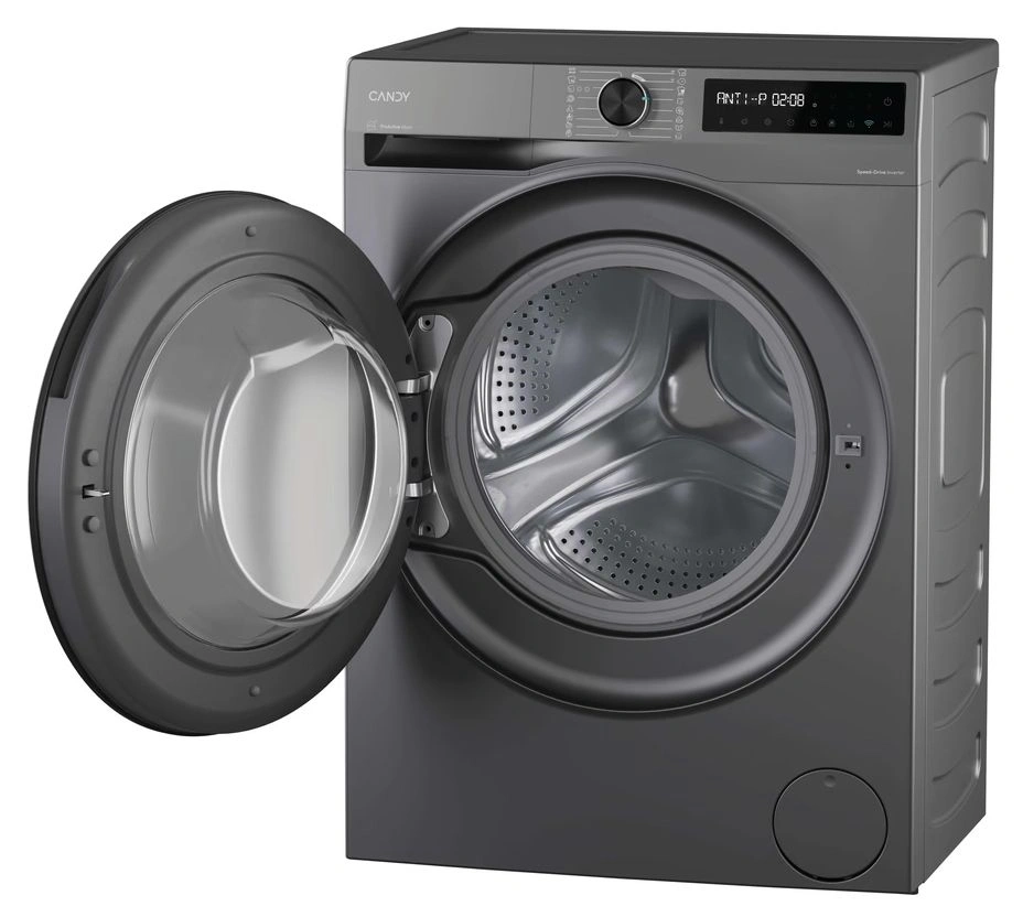 Candy BWR 485SBL6G-S Antracit, elöltöltős, max.1351ford., 8kg/5kg mosó-szárítógép