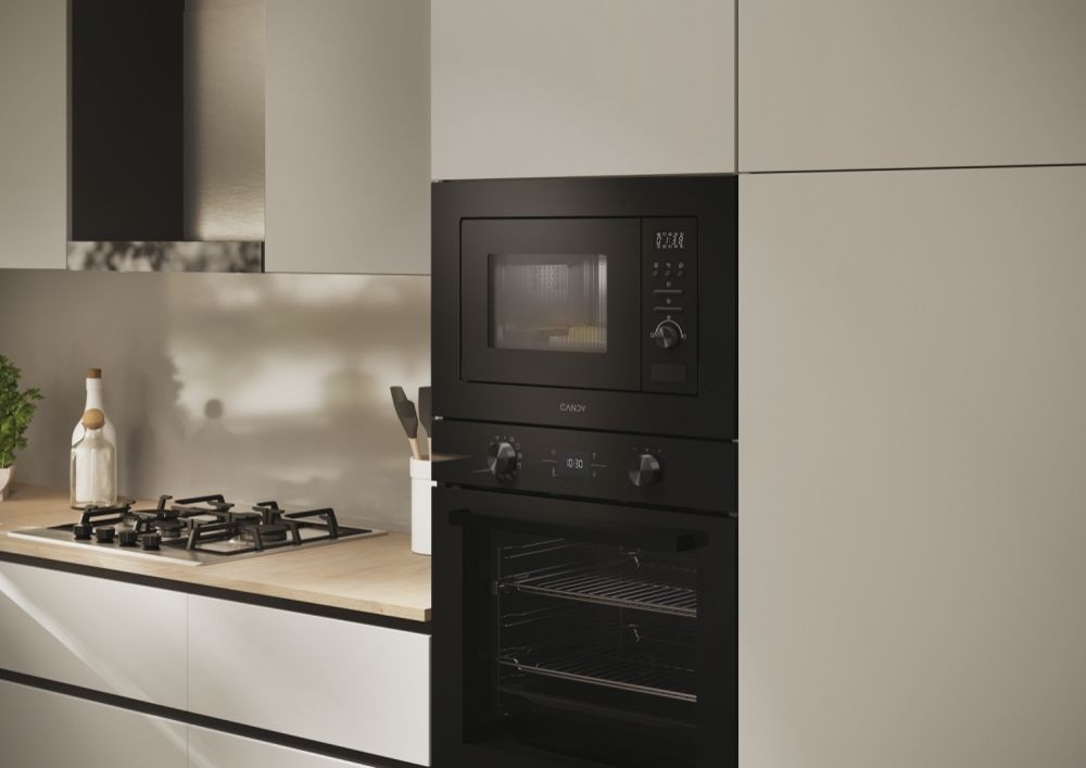 Candy CA20FMW7NB 1000W, 20literes, fekete, beépíthető,  mikrohullámú sütő