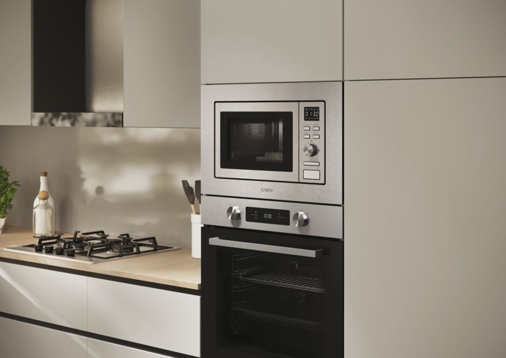 Candy CA20FMW7NG 1000W, 20lieteres, fekete, beépíthető, mikrohullámú sütő