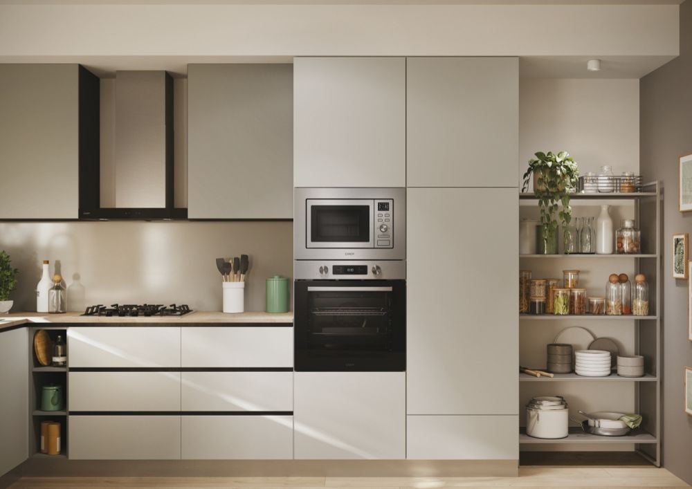 Candy CA20FMW7NG 1000W, 20lieteres, fekete, beépíthető, mikrohullámú sütő