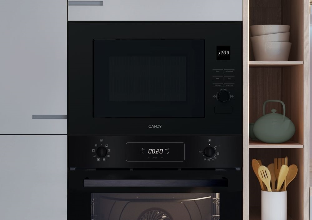 Candy CA38FL7N20WX 800W, 25literes, fekete, beépíthető,  mikrohullámú sütő