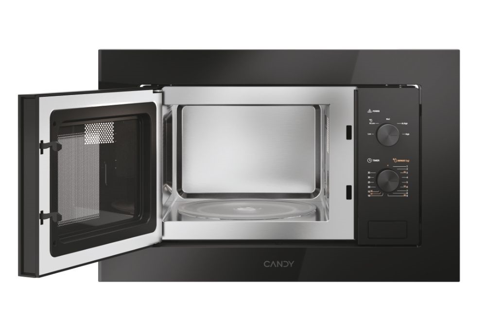 Candy CA38FMW8NB 1000W, 17literes, ezüst, beépíthető, mikrohullámú sütő