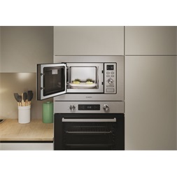 Candy CA38FMW8NG 1000W, 17literes, fekete, beépíthető, mikrohullámú sütő