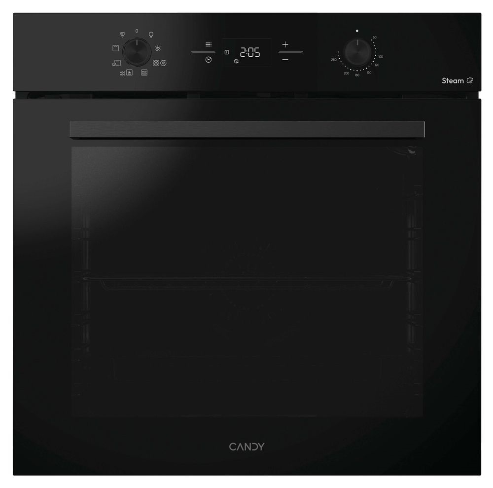 Candy CA6 NP3AT3EHTB fekete, beépíthető, sütőtér: 78 liter, légkeverés, grill sütő